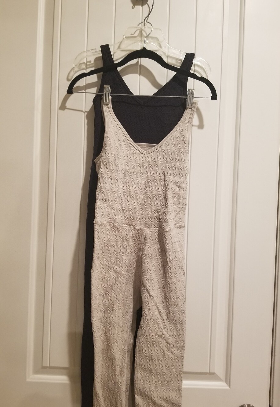 2 Sports Bodysuits In Black and Tan